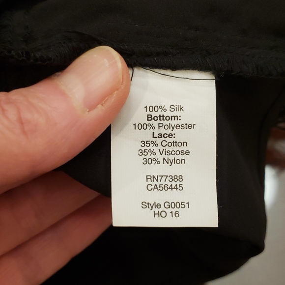 Madewell Black Cold Shoulder Top Size XS - Picture 8 of 8